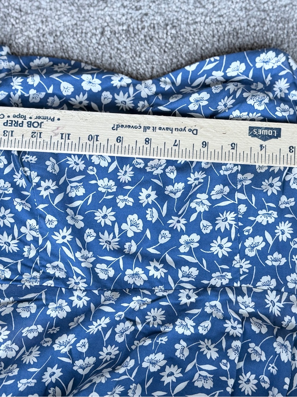 Old Navy Blue and White Floral Sundress - Picture 9 of 10